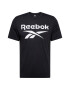 Reebok Sport Tricou funcțional negru / alb - Pled.ro