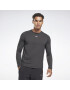 Reebok Sport Tricou funcțional negru / alb - Pled.ro