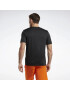 Reebok Sport Tricou funcțional negru / alb - Pled.ro