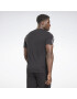 Reebok Sport Tricou funcțional negru / alb - Pled.ro