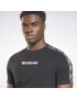 Reebok Sport Tricou funcțional negru / alb - Pled.ro