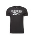 Reebok Sport Tricou funcțional negru / alb - Pled.ro