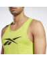 Reebok Sport Tricou funcțional 'Vector' galben citron / negru - Pled.ro