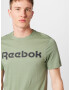 Reebok Sport Tricou funcțional verde pastel / negru - Pled.ro