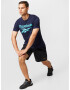 Reebok Sport Tricou funcțional 'Workout Ready' albastru marin / azur - Pled.ro