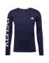 REPLAY Tricou bleumarin / alb - Pled.ro