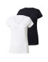 REPLAY Tricou negru / alb - Pled.ro