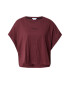 REPLAY Tricou roșu burgundy / negru - Pled.ro