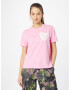 REPLAY Tricou roz deschis / alb - Pled.ro