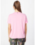 REPLAY Tricou roz deschis / alb - Pled.ro