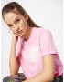 REPLAY Tricou roz deschis / alb - Pled.ro