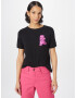 REPLAY Tricou roz / negru - Pled.ro