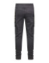 Retour Jeans Pantaloni 'Simon' gri metalic / verde neon - Pled.ro