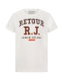 Retour Jeans Tricou maro / portocaliu / alb - Pled.ro