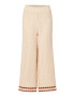 Rich & Royal Pantaloni alb natural - Pled.ro