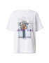 Rich & Royal Tricou gri grafit / lila / portocaliu deschis / alb - Pled.ro