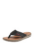 Rieker Flip-flops 'Comfy' negru - Pled.ro