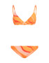 RIP CURL Costum de baie două piese 'BLISS BLOOM' portocaliu / portocaliu neon / roz pastel - Pled.ro