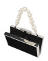 River Island Clutch negru / argintiu / transparent / alb perlat - Pled.ro