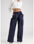 River Island Pantaloni cu buzunare bleumarin - Pled.ro