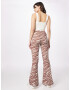 River Island Pantaloni maro / alb - Pled.ro