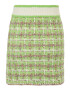 River Island Petite Fustă maro ruginiu / gri / verde kiwi / alb - Pled.ro