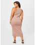 River Island Plus Rochie bej deschis - Pled.ro