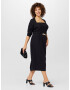 River Island Plus Rochie mulate negru - Pled.ro