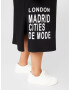 River Island Plus Rochie negru / alb - Pled.ro