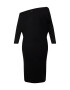 River Island Plus Rochie tricotat negru - Pled.ro