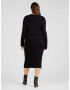 River Island Plus Rochie tricotat negru - Pled.ro