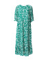 River Island Plus Rochie verde / alb - Pled.ro