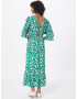 River Island Plus Rochie verde / alb - Pled.ro