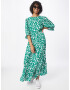 River Island Plus Rochie verde / alb - Pled.ro