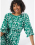 River Island Plus Rochie verde / alb - Pled.ro