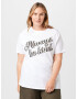 River Island Plus Tricou 'ALWAYS BE KIND' maro deschis / gri / negru / alb - Pled.ro