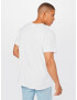 River Island Plus Tricou 'LAMOUR' albastru deschis / alb - Pled.ro