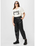 River Island Plus Tricou negru / alb - Pled.ro