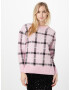 River Island Pulover 'ARGYLE' roz / negru / alb murdar - Pled.ro