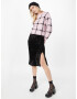 River Island Pulover 'ARGYLE' roz / negru / alb murdar - Pled.ro