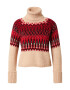 River Island Pulover 'FAIRISLE' bej amestecat / roșu / negru - Pled.ro