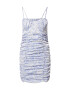 River Island Rochie albastru fumuriu / alb - Pled.ro