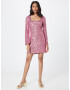 River Island Rochie de cocktail fucsia - Pled.ro