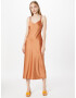 River Island Rochie de cocktail 'IVY' maro coniac - Pled.ro