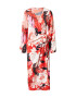 River Island Rochie 'FLORENCE' roz deschis / roșu orange / negru / alb - Pled.ro