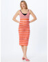 River Island Rochie tricotat portocaliu / roz deschis - Pled.ro