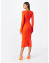 River Island Rochie tricotat roșu orange - Pled.ro