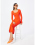 River Island Rochie tricotat roșu orange - Pled.ro