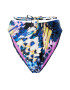 River Island Slip costum de baie bej / bleumarin / galben / mov orhidee - Pled.ro