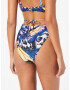 River Island Slip costum de baie bej / bleumarin / galben / mov orhidee - Pled.ro